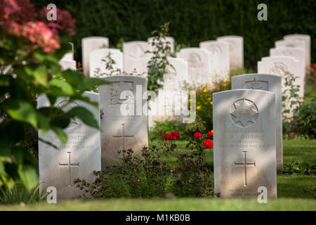 Germania, Colonia, Commonwealth War Graves cimitero della Commissione all'interno di Colonia cimitero meridionale nel quartiere Zollstock, il Commonwealth War Cemeter Foto Stock