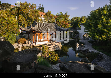 Stoccarda, Chinesischer Garten, Baden-Württemberg, Deutschland, Europa - Stoccarda, giardino cinese, Baden-Württemberg, Germania, Europa Foto Stock