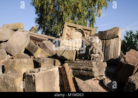 Stoccarda, Birkenkopf, Berg aus Trümmerschutt des zweiten Weltkriegs - Stuttgart, Birkenkopf, hill build di detriti dalla seconda worldwar Foto Stock