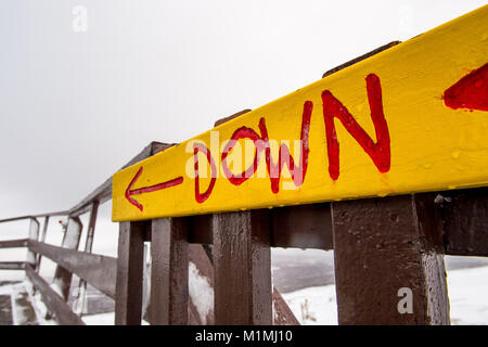 Glencoe Mountain Resort, Scozia Foto Stock