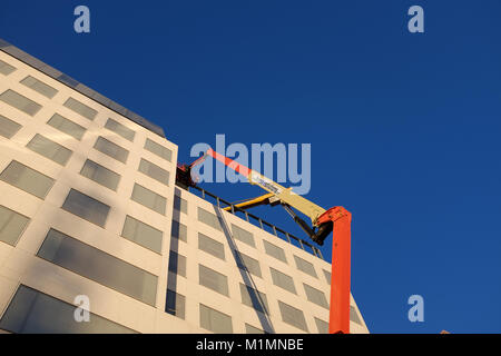 Il nuovo edificio in costruzione off granaio quadrato sul Kings Cross sviluppo centrale. Foto Stock