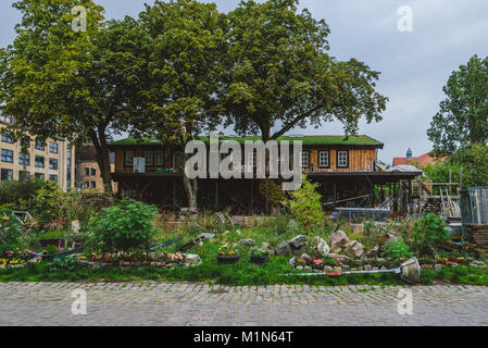 Christiania Distretto in Copenhagen Foto Stock