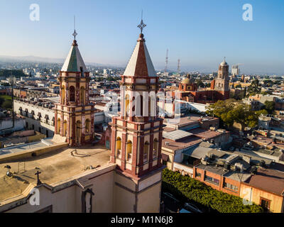 Parroquia de Santiago, Queretaro, Messico Foto Stock