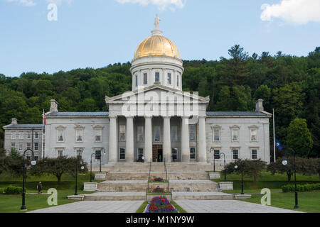 Montpelier Vermont capitol building Foto Stock