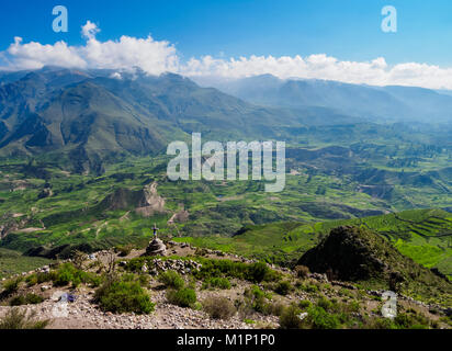 Il Colca Valley, regione di Arequipa, Perù, Sud America Foto Stock