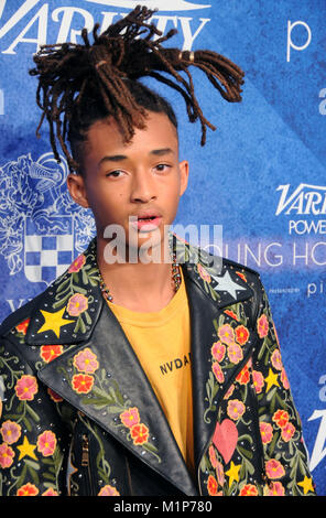 LOS ANGELES, CA - 16 agosto: Attore Jaden Smith assiste varietà del potere dei giovani evento hollywoodiano a NeueHouse il 16 agosto 2016 a Los Angeles, California. Foto di Barry re/Alamy Stock Photo Foto Stock