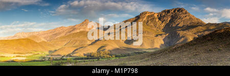 Veduta aerea della piccola cittadina di Ladysmith nella Western Cape del Sud Africa Foto Stock