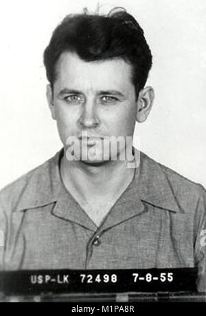James Earl Ray (1928 -1998) condannato criminale che ha supplicato colpevole di omicidio di Martin Luther King Jr. il 4 aprile 1968 a Memphis, Tennessee Foto Stock