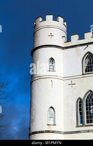 Il Haldon Belvedere è stato costruito nel 1788, la follia,età georgiana,colline di Haldon foresta, Devon campagna.,l'Haldon Belvedere (Lawrence Castello) Foto Stock