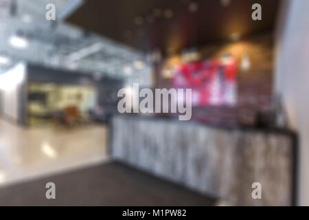 Sfocato sfondo astratto reception Foto Stock