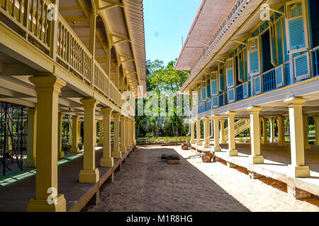 Hua Hi, Hua Hi, Cina. Il 1° febbraio 2018. Hua Hin, Thailandia: Il Marukataiyawan Palace, costruito nel 1923, è situato in Hua Hin, Thailandia. Credito: SIPA Asia/ZUMA filo/Alamy Live News Foto Stock