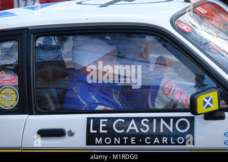 Banbury, Regno Unito, 01 febbraio, 2018. Festeggia il ritorno del Rally di Monte Carlo per la prima volta dal 1962. Banbury, Regno Unito. Credito: Martin Kelly/Alamy Live News. Foto Stock