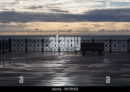 Hastings pier da architetti dRMM inverno 2017, east sussex, Regno Unito Foto Stock