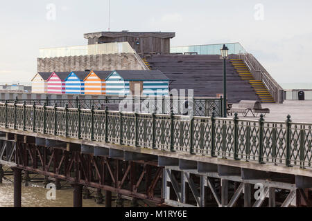 Hastings pier da architetti dRMM inverno 2017, east sussex, Regno Unito Foto Stock