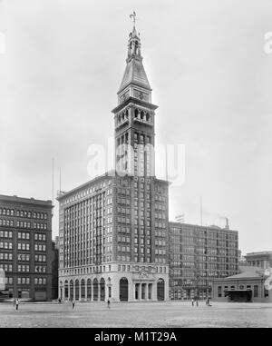 Montgomery Ward & Co., Tower Building, Chicago, Illinois, Stati Uniti d'America, Detroit Publishing Company, 1900 Foto Stock