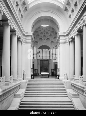 Scale e Rotunda, il Museo delle Belle Arti di Boston, Massachusetts, USA, Detroit Publishing Company, inizio 1910's Foto Stock