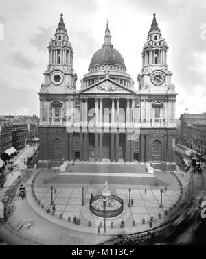 Saint Paul, Londra, Inghilterra, Regno Unito, Detroit Publishing Company, inizio 1910's Foto Stock