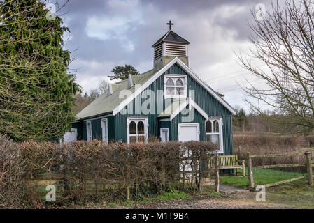 Chiesa di tutti i santi " stagno tabernacolo Chiesa', Brokerswood parrocchia di Dilton Marsh, Wiltshire, Inghilterra Foto Stock