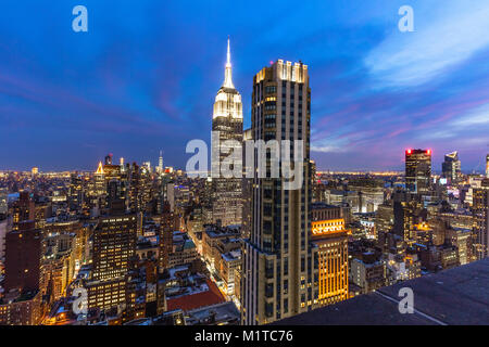 Questo è stato preso dalla mia finestra di ufficio durante il tramonto sulla città Foto Stock