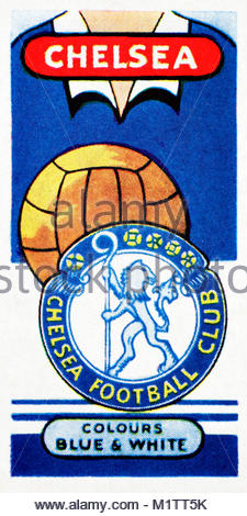 Chelsea Football Club e badge Foto Stock