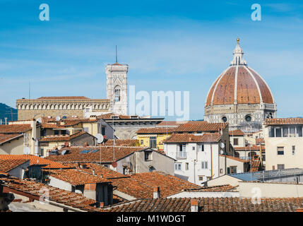 Cattedrale di Santa Maria del Fiore, Firenze, Italia Foto Stock