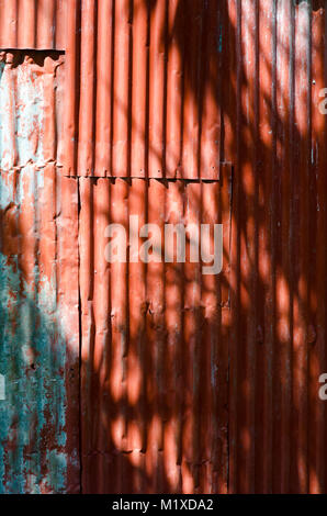 Granaio rosso, Matarawa Road, Dalefield, Wairarapa, Nuova Zelanda Foto Stock