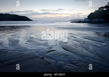 Tramonto, Titahi Bay, Porirua, Nuova Zelanda Foto Stock