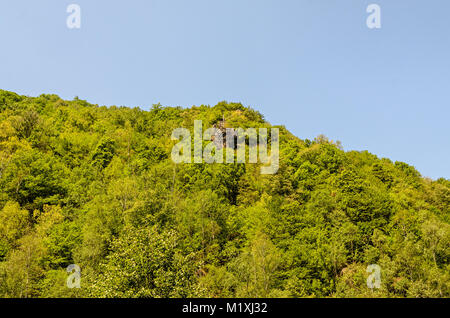Valle del Jiu dalla contea di Hunedoara Romania, tra la Retezat e il Parang montagne. Foto Stock