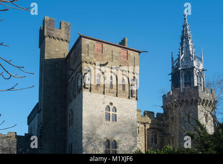 Il Castello di Cardiff numero 3663 Foto Stock