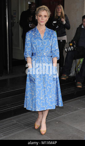 Emilia Fox assiste il 2014 TRIC premi al Grosvenor House Hotel di Londra. Undicesimo Marzo 2014 © Paul Treadway Foto Stock