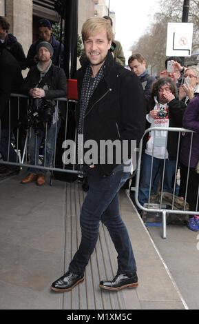 Kian Egan assiste il 2014 TRIC premi al Grosvenor House Hotel di Londra. Undicesimo Marzo 2014 © Paul Treadway Foto Stock