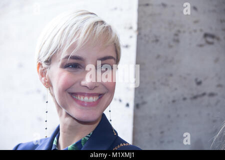 Roma, Italia. 02Feb, 2018. Attrice italiana Elena Cucci Photocall del film in italiano 'A Casa Tutti Bene" diretto da Gabriele Muccino Credito: Matteo Nardone/Pacific Press/Alamy Live News Foto Stock