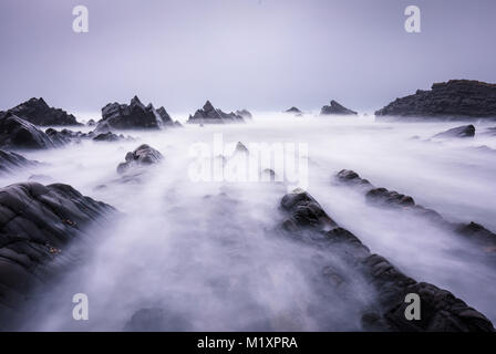 Hartland Quay Devon Foto Stock