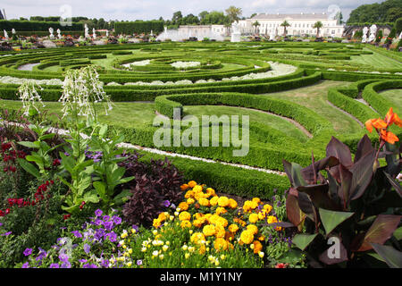 HANNOVER, Germania - 30 luglio: si tratta di classifica le pi importanti giardini in Europa. I grandi giardini in Herrenhausen Gardens di Hannover, tedesco il 30 luglio Foto Stock