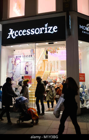 Personalizzate il vostro store su Oxford Street, London, England, Regno Unito Foto Stock