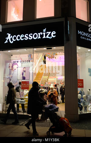 Personalizzate il vostro store su Oxford Street, London, England, Regno Unito Foto Stock