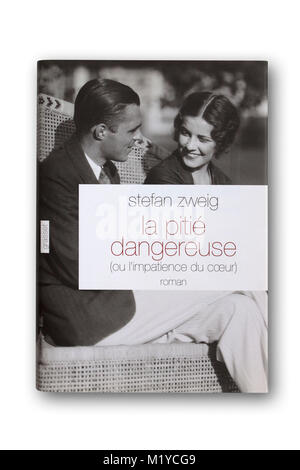 'La Pitié dangereuse' ('intitolata "Attenzione del peccato" in inglese) 1939 romanzo di Stefan Zweig tradotto in francese (originale in tedesco) Foto Stock