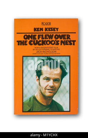 "Uno è volato oltre il cuculo's Nest" romanzo di Ken Kesey Foto Stock