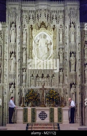 Alta alterare, la Cattedrale Nazionale di Washington, 3101 Wisconsin Avenue NW, Washington DC Foto Stock