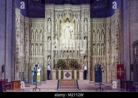 Alta alterare, la Cattedrale Nazionale di Washington, 3101 Wisconsin Avenue NW, Washington DC Foto Stock