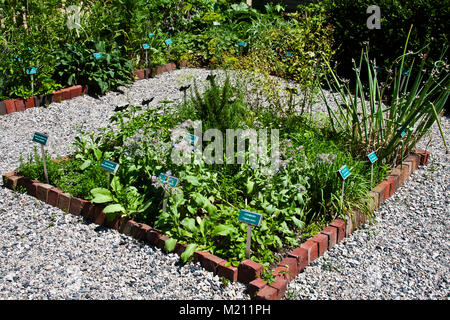 Questa immagine è stata scattata a Strawbery Banke Museum a Portsmouth, New Hampshire, Stati Uniti d'America. Il musum è una raccolta del XVII, XVIII e XIX secolo , Foto Stock