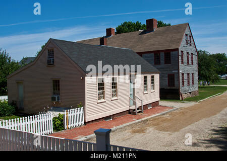 Questa immagine è stata scattata a Strawbery Banke Museum a Portsmouth, New Hampshire, Stati Uniti d'America. Il musum è una raccolta del XVII, XVIII e XIX secolo , Foto Stock