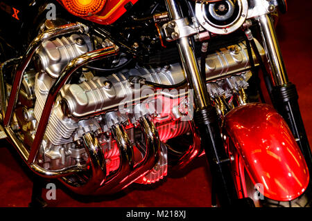 Xxxviii Carole Nash Bristol Classic Bike Show al bagno e West showground Shepton Mallet Somerset England Regno Unito Hond CB1000 sei Foto Stock