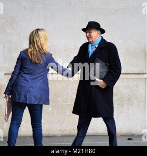 Londra, UK Sir Vince il cavo in arrivo presso la BBC Credito: Mark Leishman/Alamy Live News Foto Stock