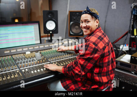 Registrazione audio Foto Stock