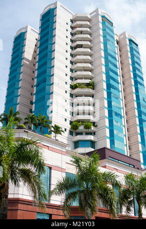 Un edificio a Miri, Borneo Malaysia Foto Stock