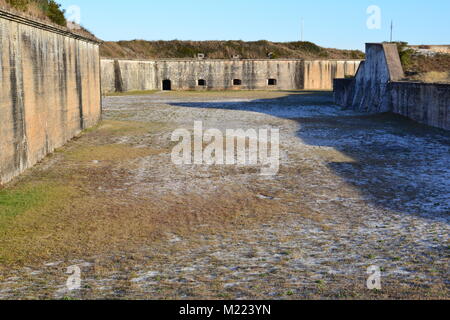 Una guerra civile americana fortezza in Pensacola. Foto Stock