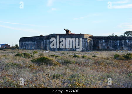 Una guerra civile americana fortezza in Pensacola. Foto Stock