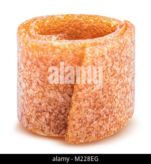 Dolce isolato purea di frutta pastila con tracciato di ritaglio Foto Stock