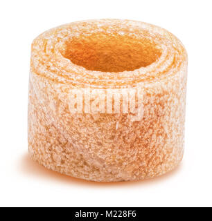 Dolce isolato purea di frutta pastila con tracciato di ritaglio Foto Stock